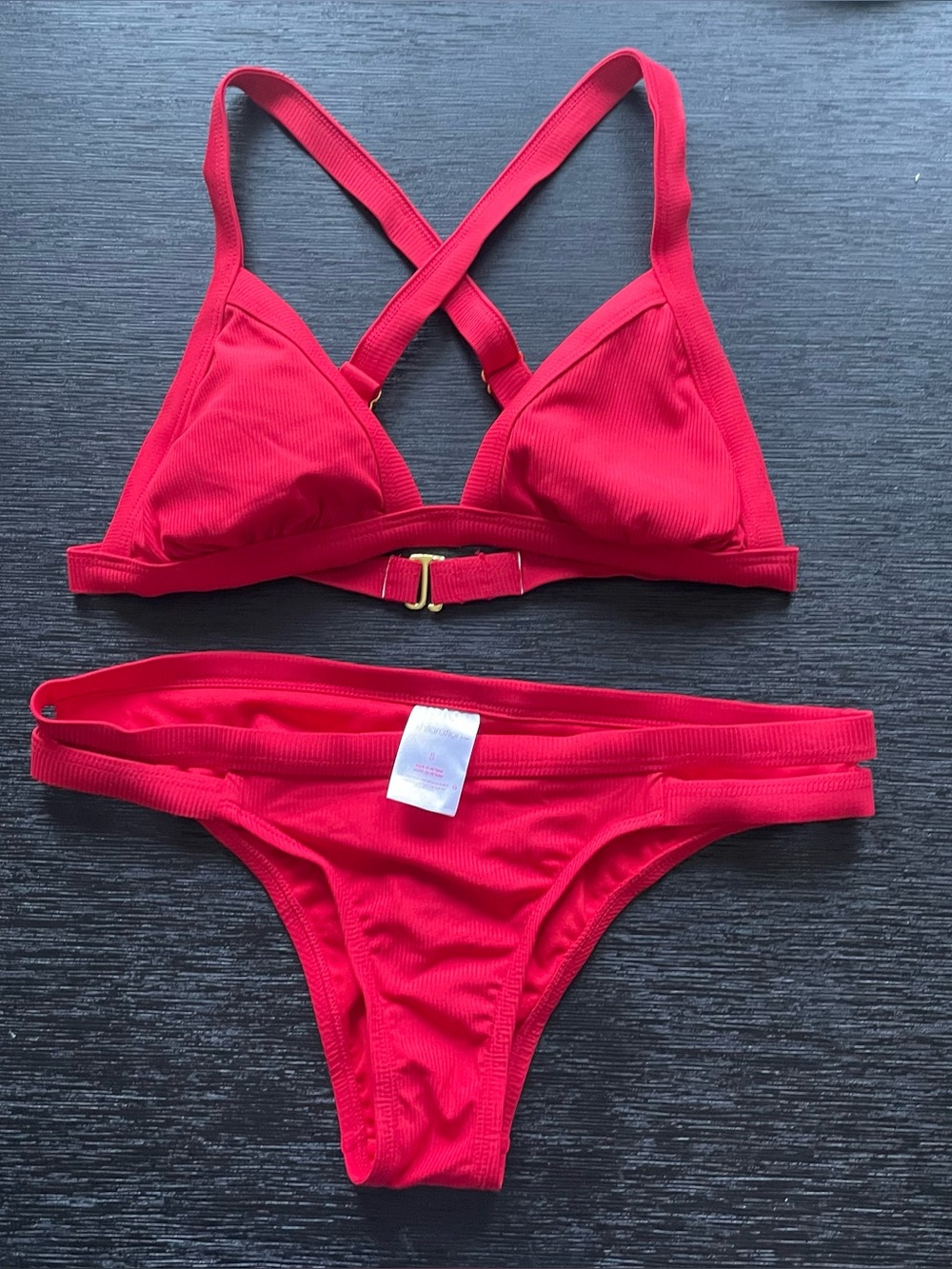 Xhileration Women’s Red Bikini Set Small